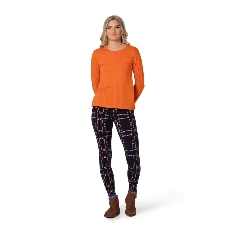 Long Sleeved Swing Top - bamboo and organic cotton