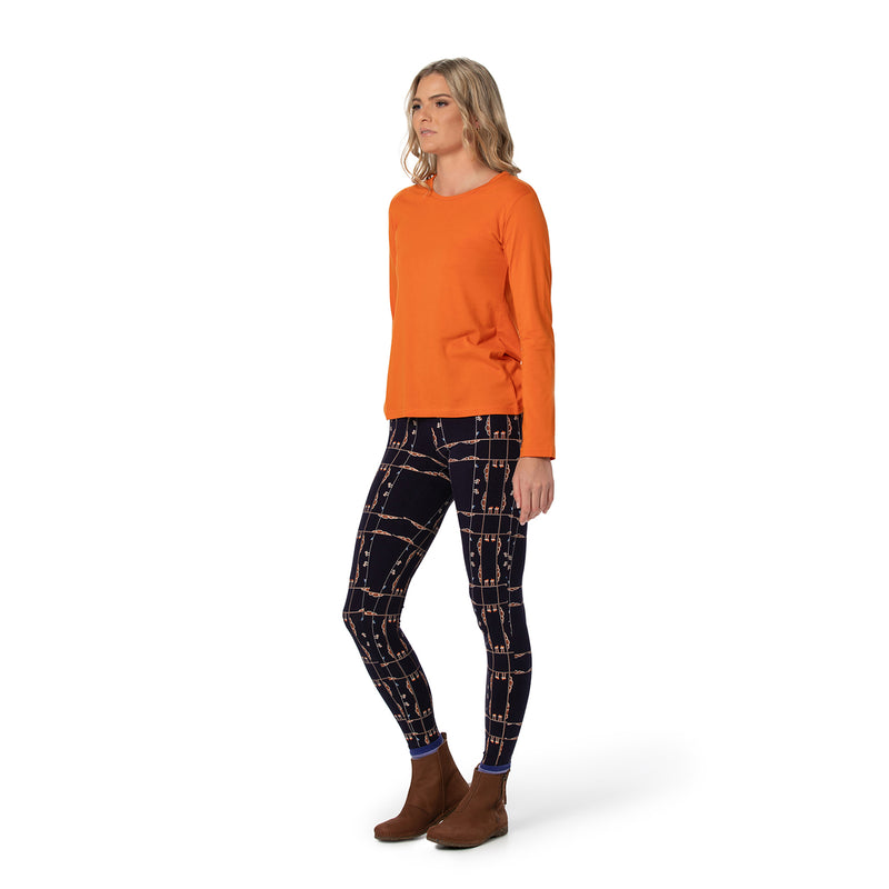 Long Sleeved Swing Top - bamboo and organic cotton