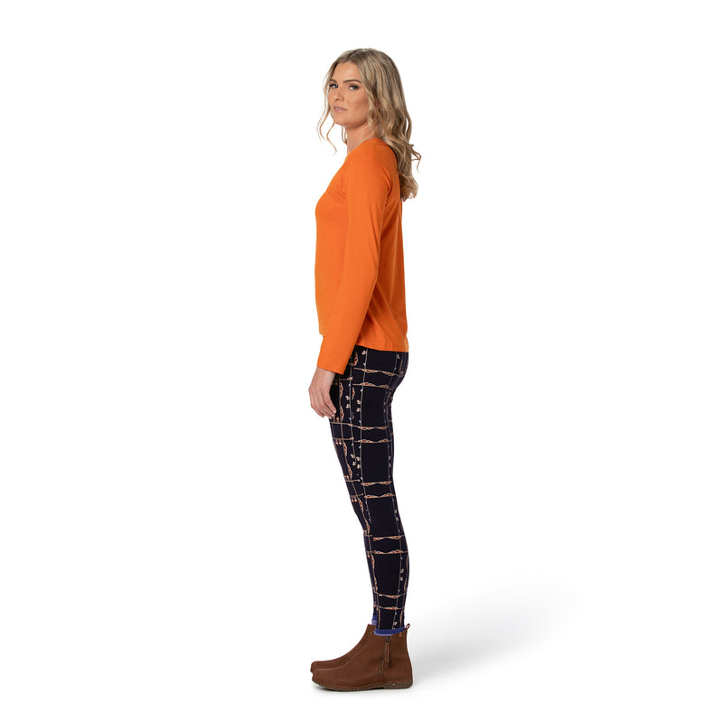 Long Sleeved Swing Top - bamboo and organic cotton