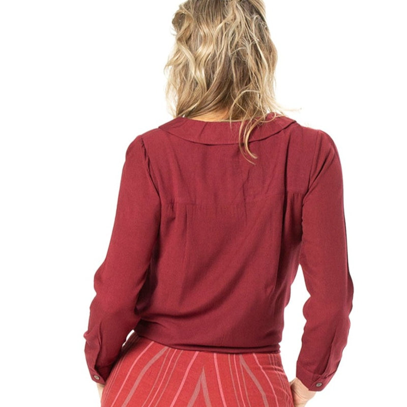 Woven Bamboo Womens Shirt - Long Sleeve SALE