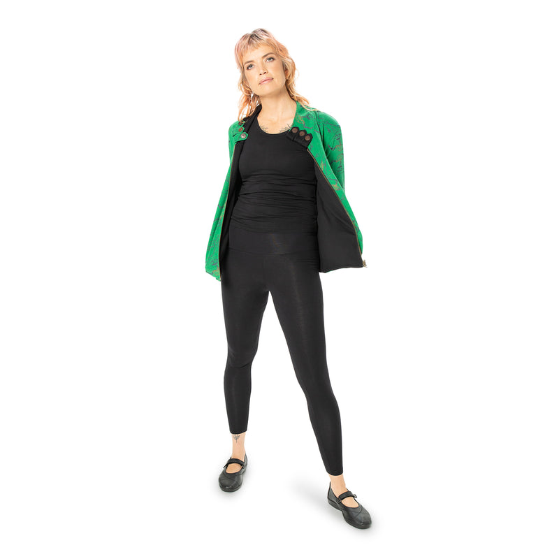 Bamboo leggings - plain black