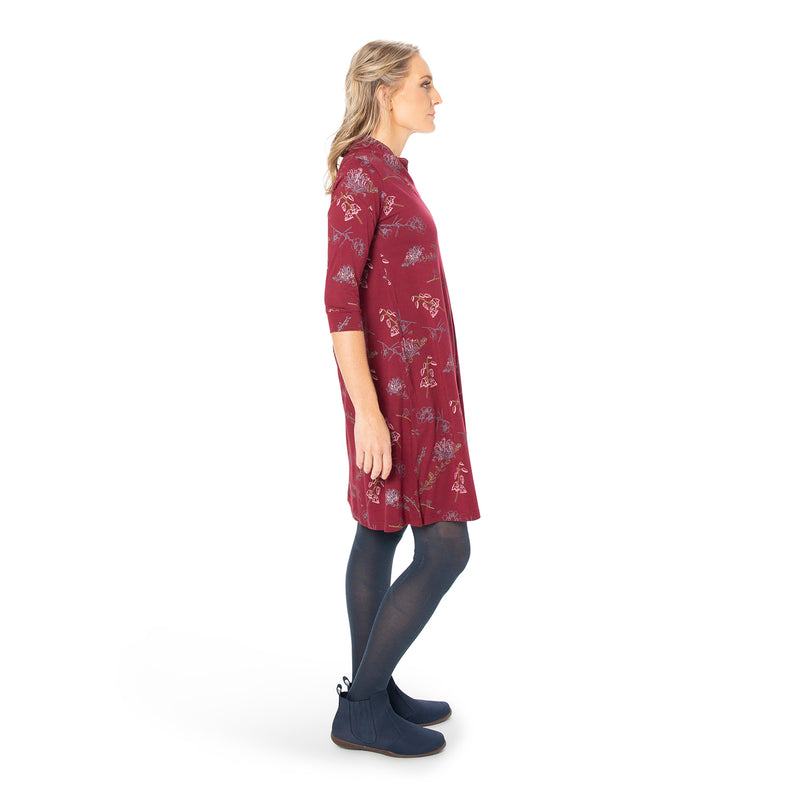 V-Neck Swing Dress - Printed Sale