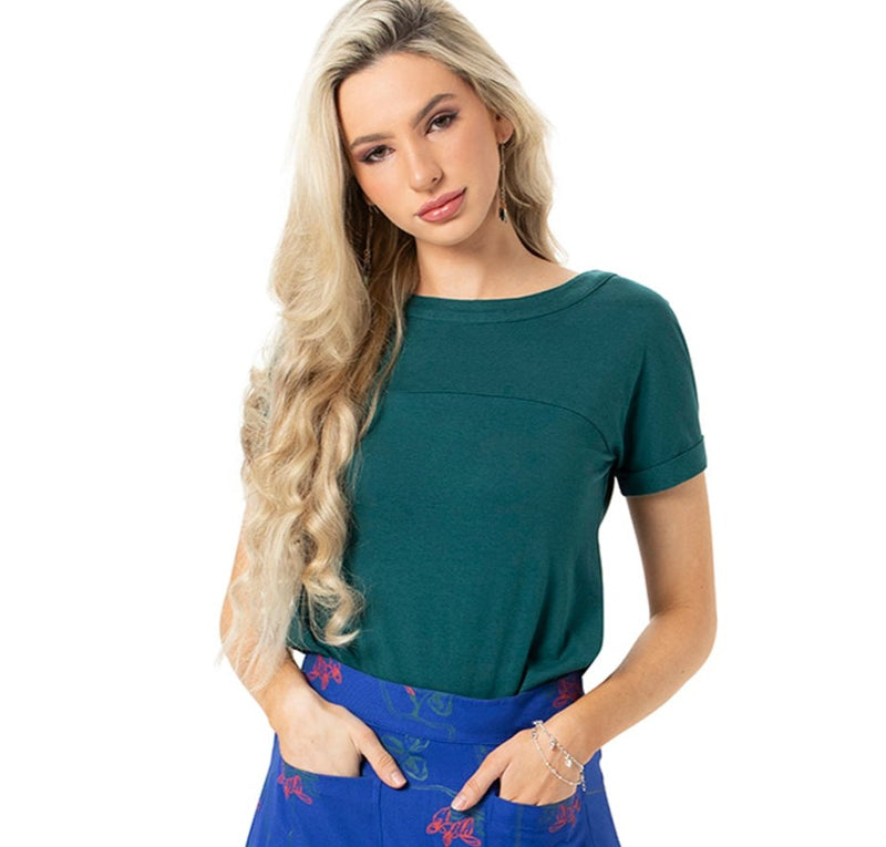 Boatneck Tee - Plain