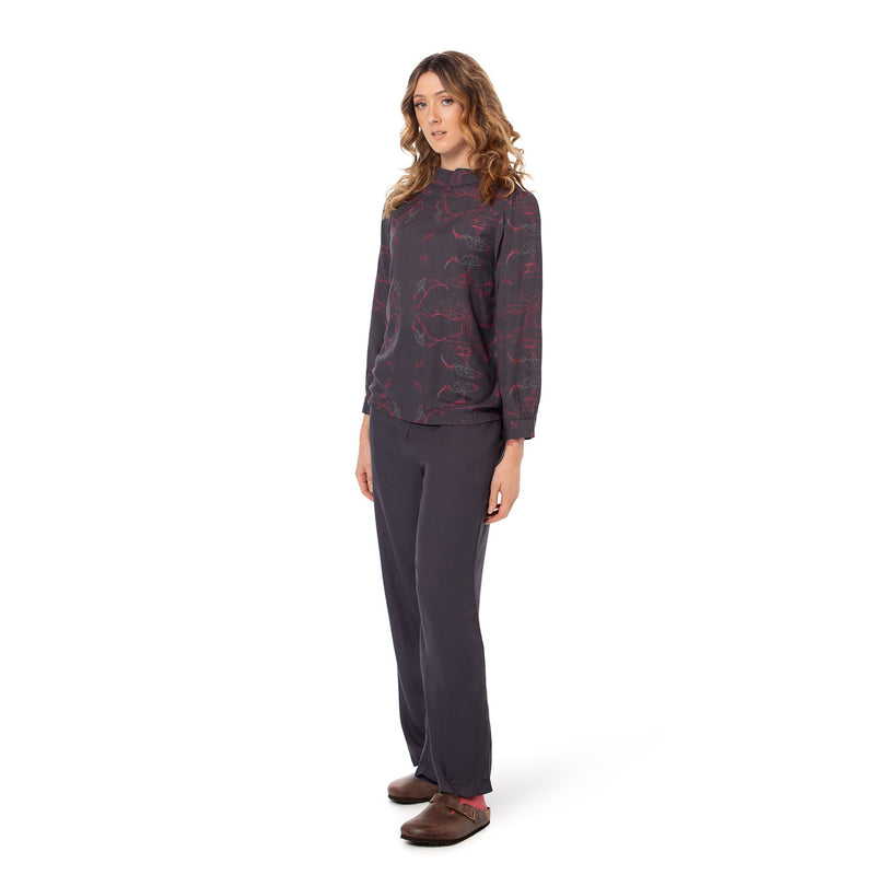 Woven Bamboo Bell Sleeve top - plain and printed