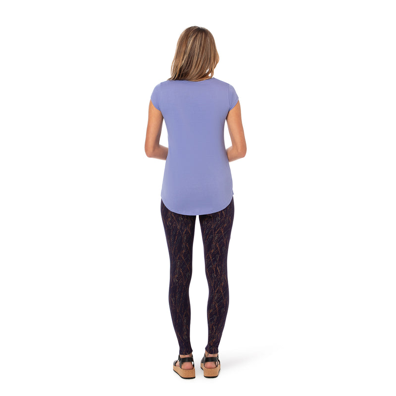 Round neck longer tee