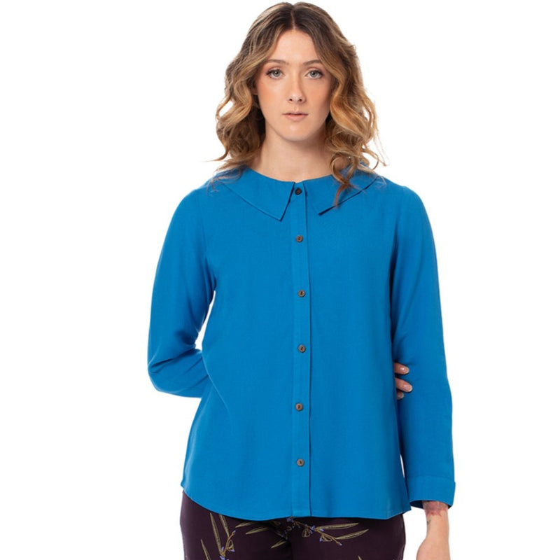 Woven Bamboo Womens Shirt - Long Sleeve