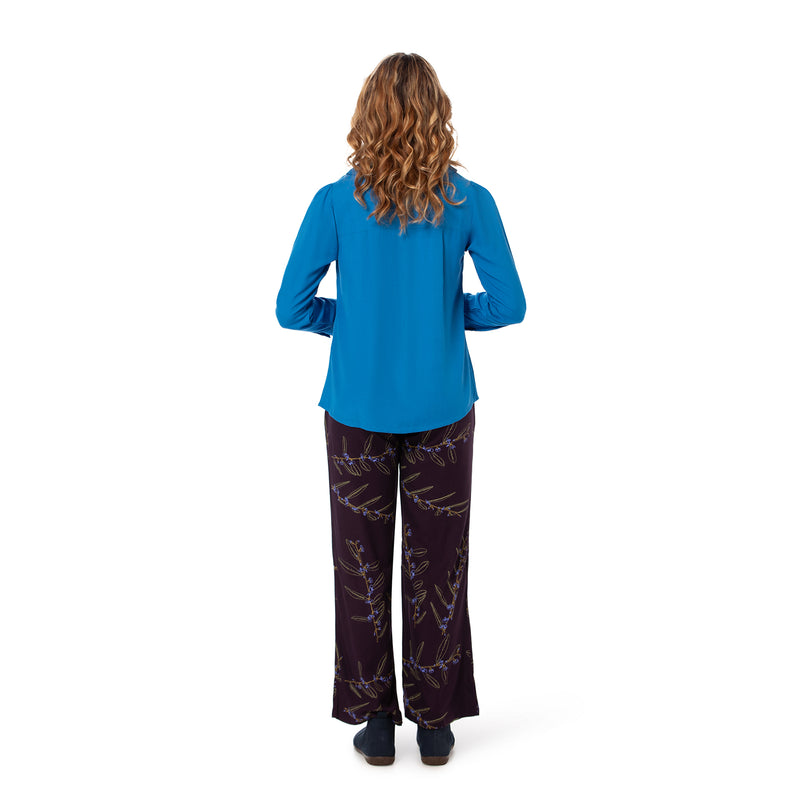 Woven Bamboo Womens Shirt - Long Sleeve