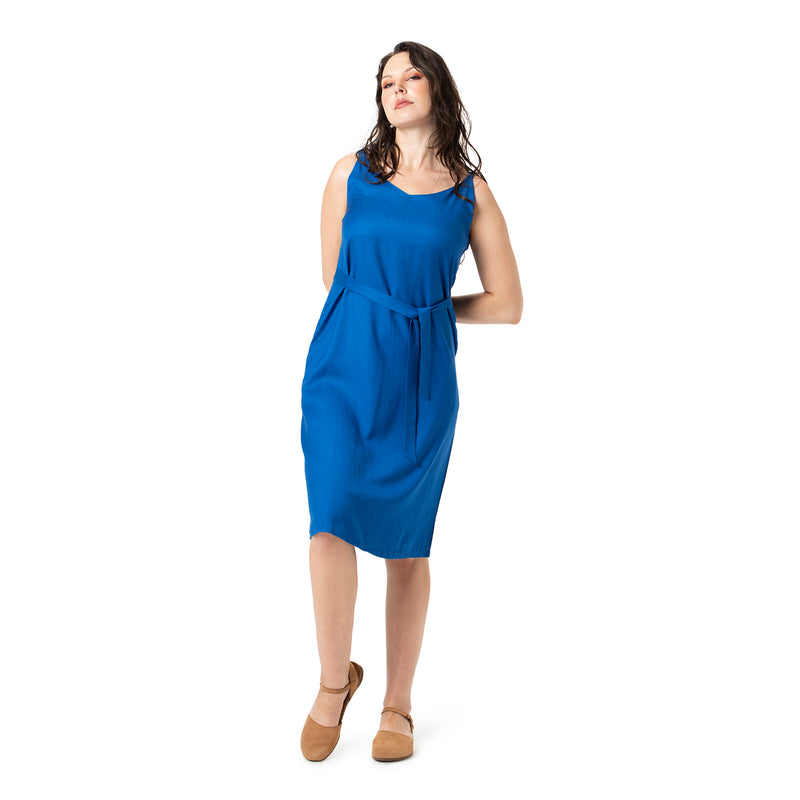 V-neck shoe string dress