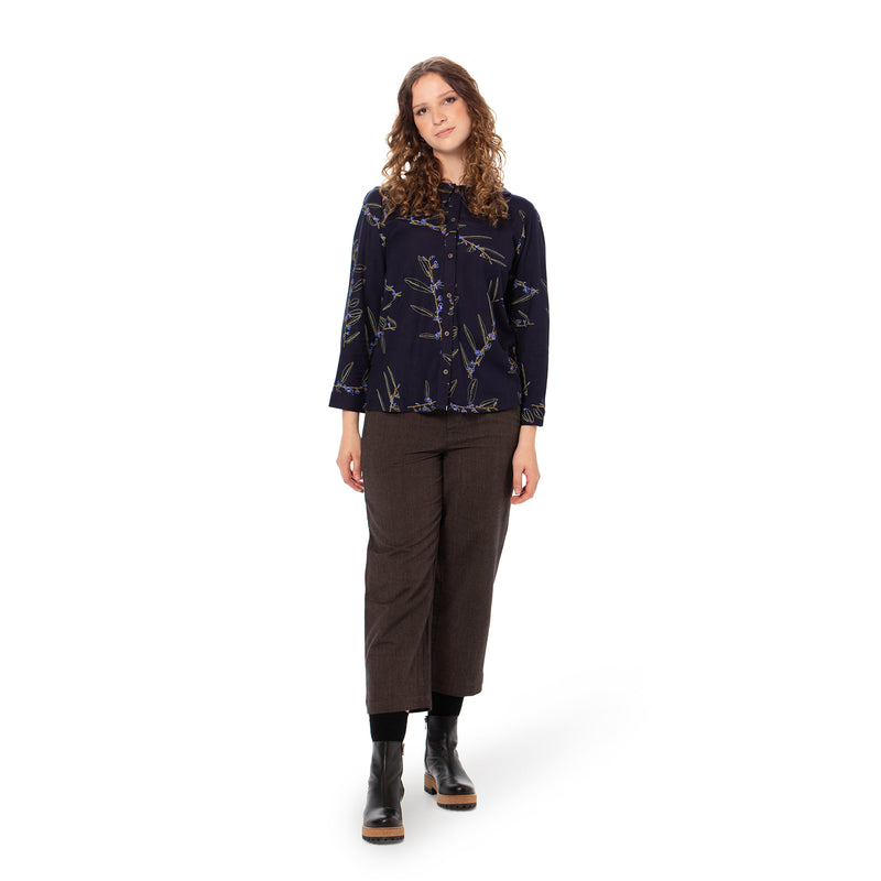 Woven Bamboo Womens Shirt - Long Sleeve