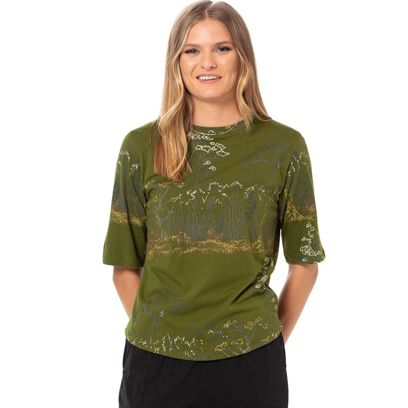 Printed Longer Sleeved Tee