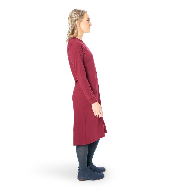 Long V-Neck Bamboo Dress SALE