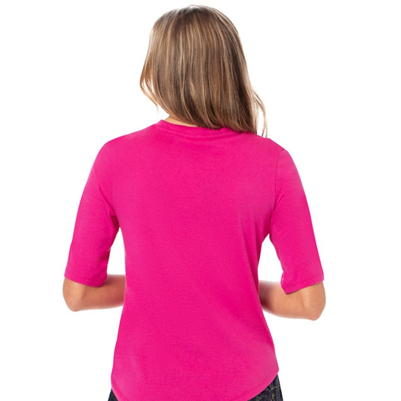 Longer Sleeved Tee - Plain - bamboo