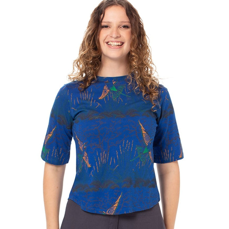 Printed Longer Sleeved Tee