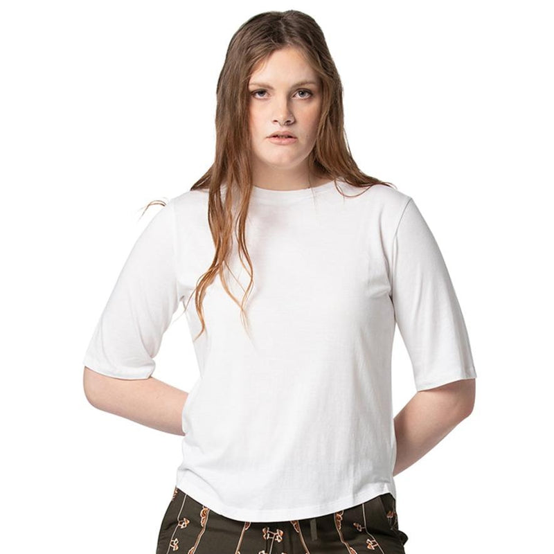 Longer Sleeved Tee - Plain - bamboo