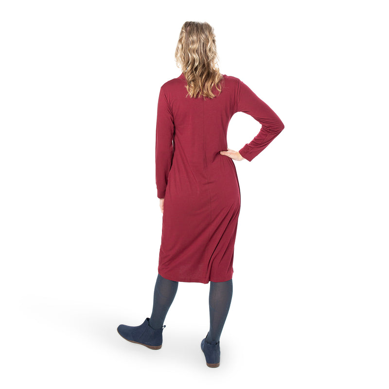 Long V-Neck Bamboo Dress SALE