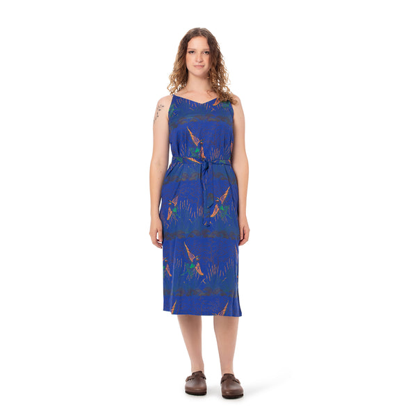 V-neck shoe string dress