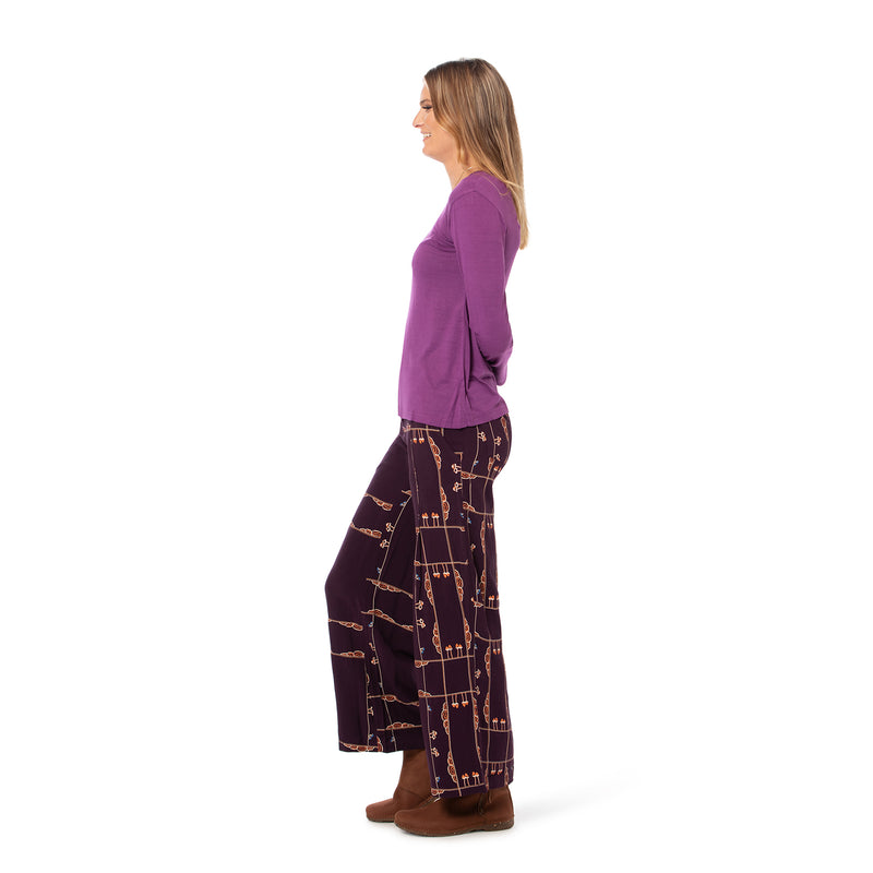 Long Sleeved Swing Top - bamboo and organic cotton