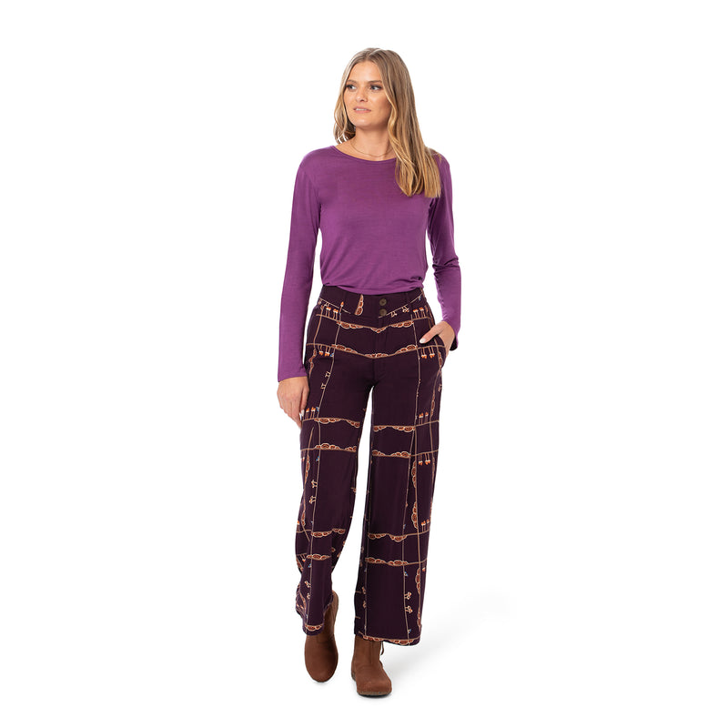 Long Sleeved Swing Top - bamboo and organic cotton
