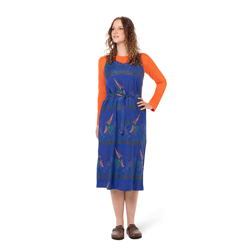 V-neck shoe string dress