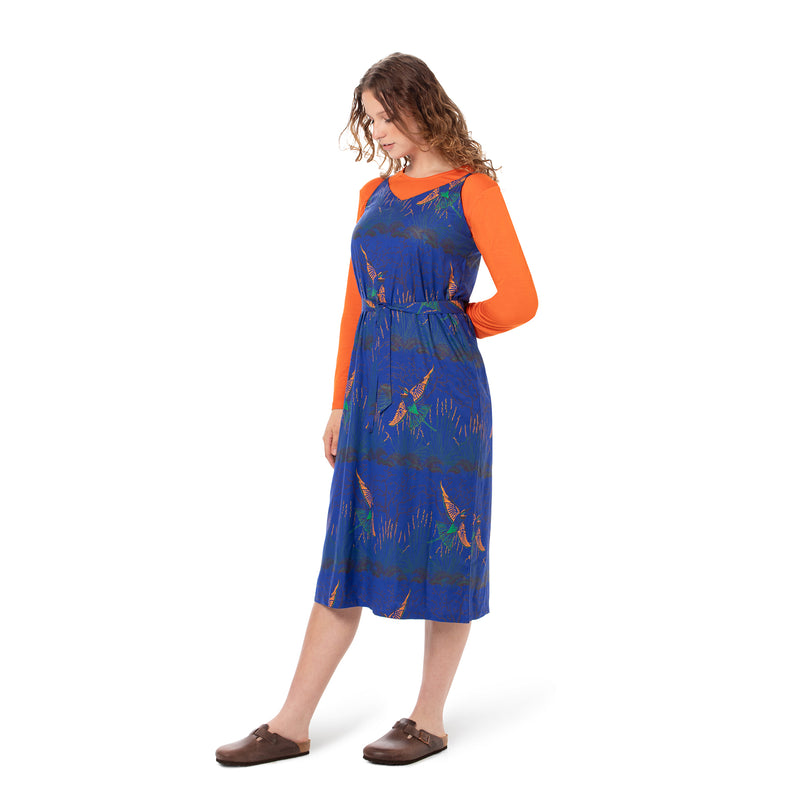 V-neck shoe string dress