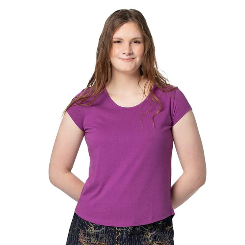 Round neck tee - shorter version