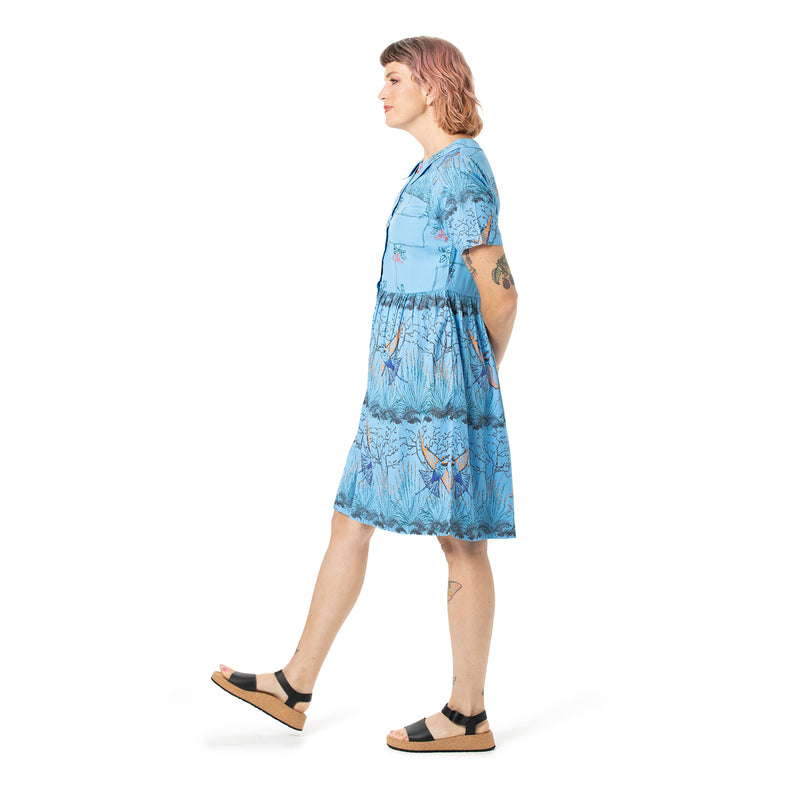 Tailored Collared Dress - bamboo and organic cotton