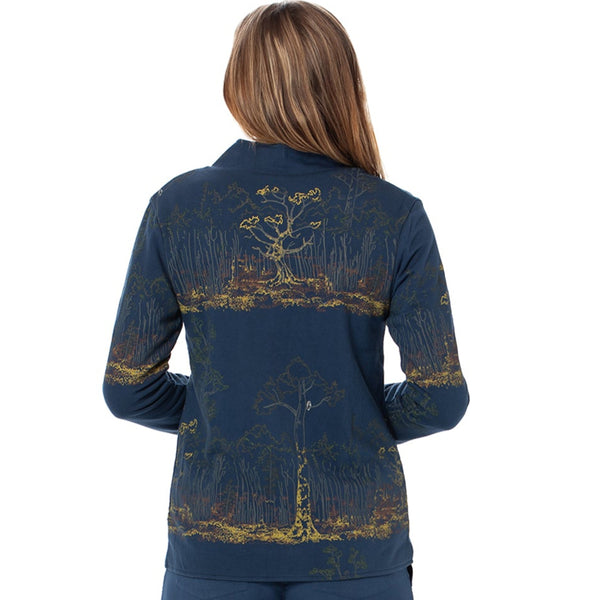 Collared Reversible Bamboo Fleece Jacket - Takayna SALE