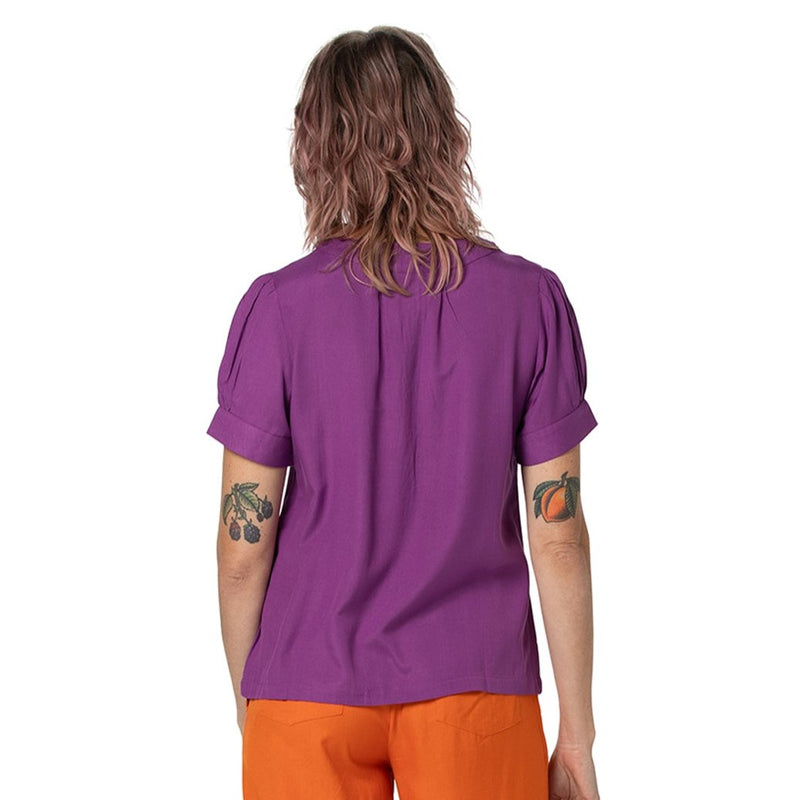 Panelled Top - short sleeve - plain