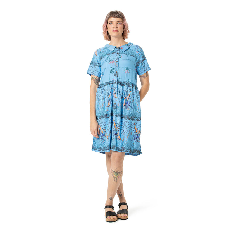 Tailored Collared Dress - bamboo and organic cotton