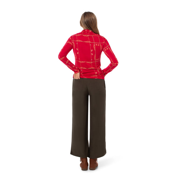 Pleat pant - Woven bamboo