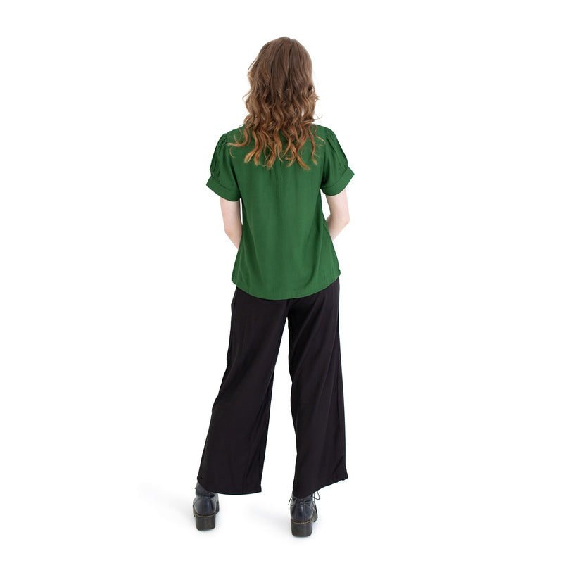 Panelled Top - short sleeve - plain