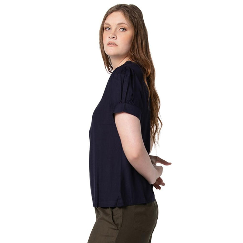 Panelled Top - short sleeve - plain