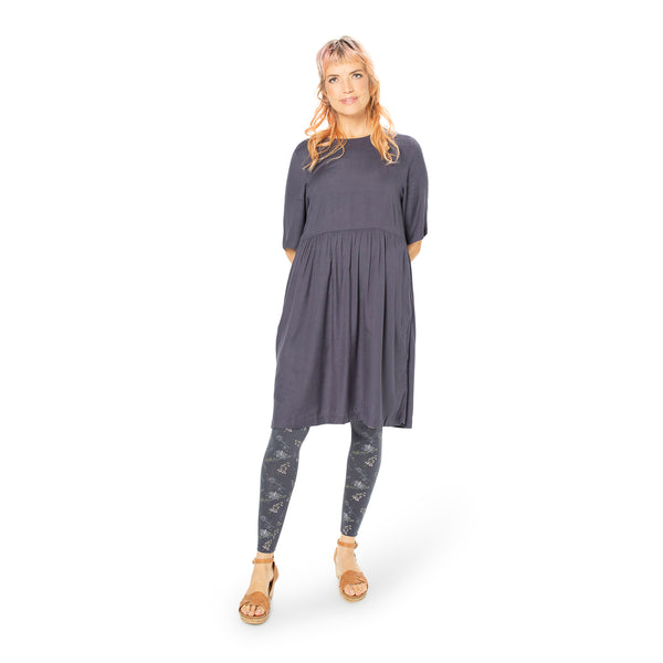 Panelled Dress - bamboo and organic cotton - Plain