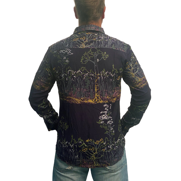 Printed Bamboo Shirt Long Sleeve