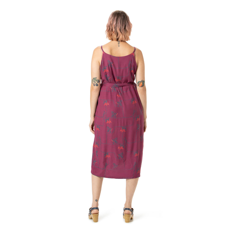 V-neck shoe string dress