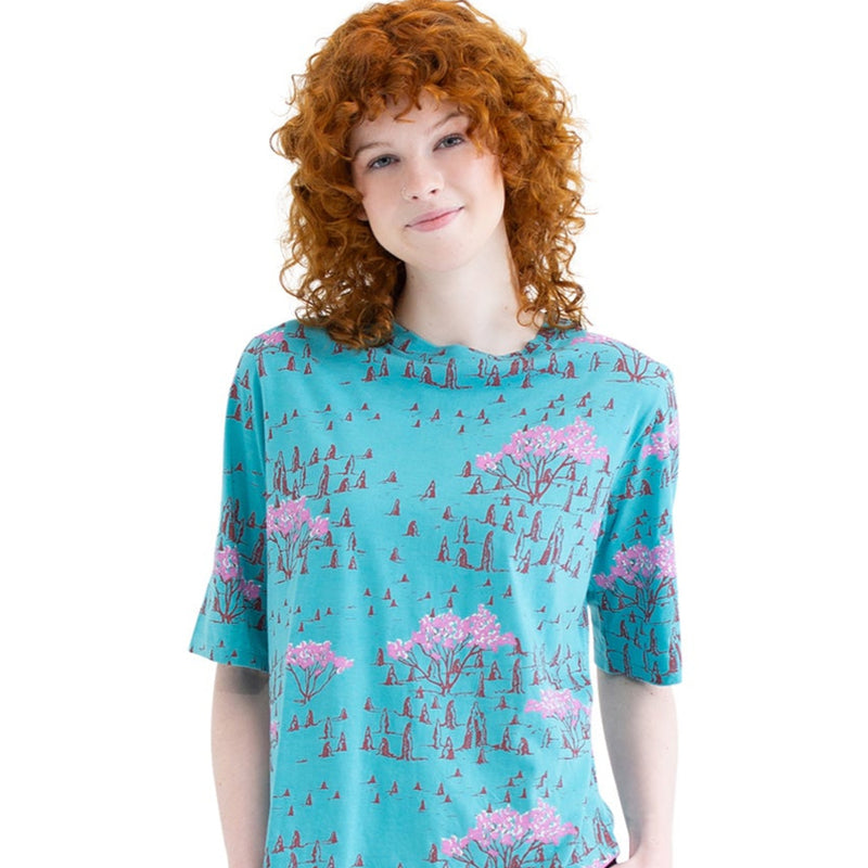 Printed Longer Sleeved Tee
