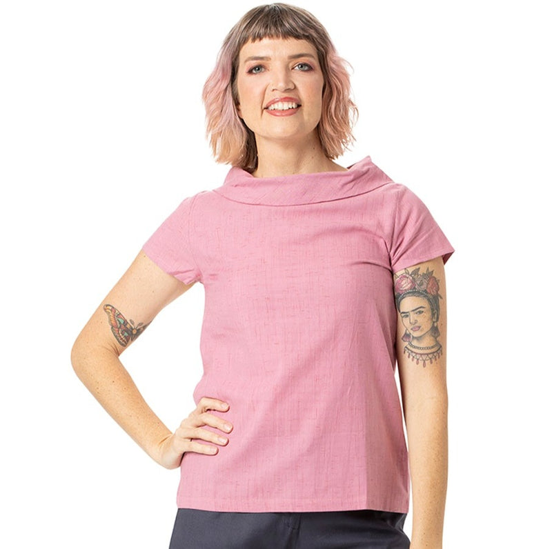 Audrey Collar Top