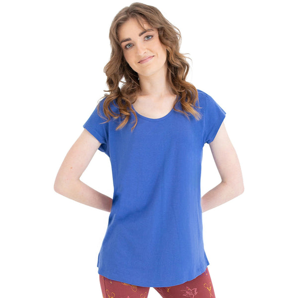 Round neck longer tee