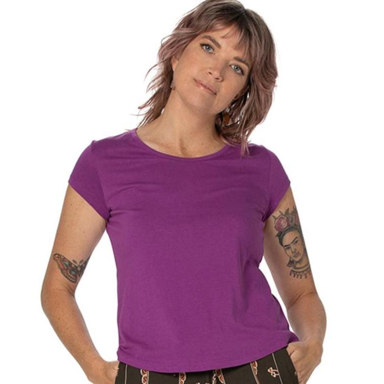 Round neck tee - shorter version