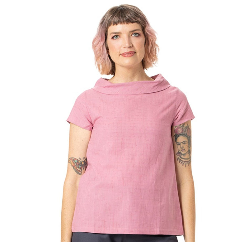 Audrey Collar Top