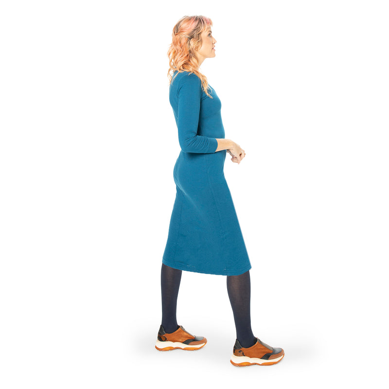 Long V-Neck Bamboo Dress SALE