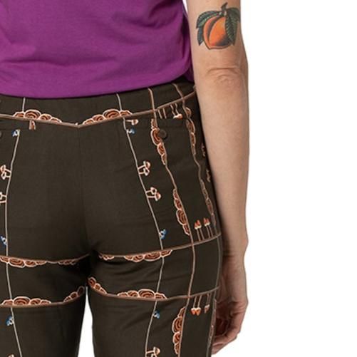 Gathered Waist Pant - Printed