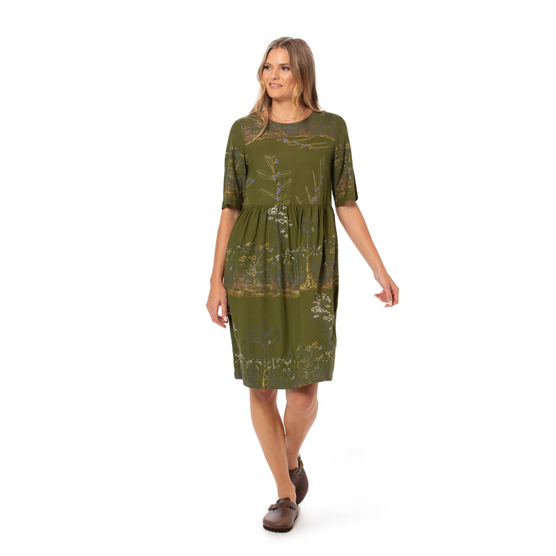 Panelled Dress - bamboo and organic cotton
