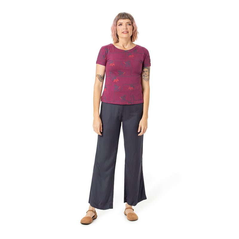 Bootleg Pant - Woven bamboo