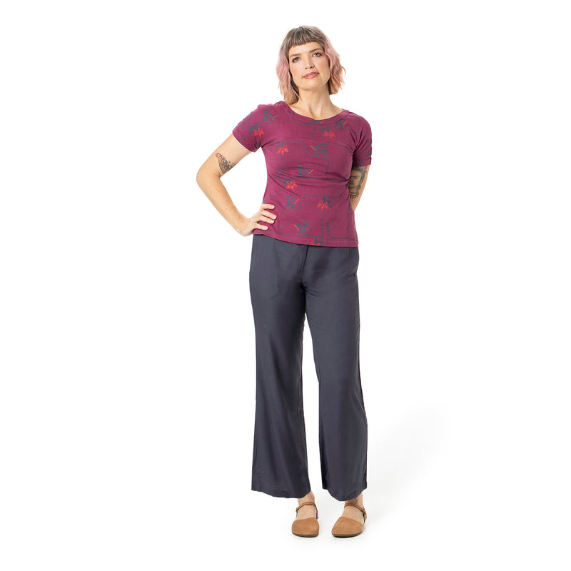 Bootleg Pant - Woven bamboo