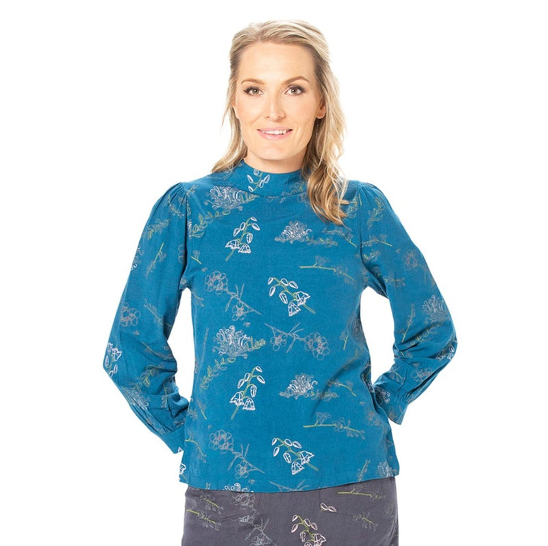 Woven Bamboo Bell Sleeve top - plain and printed