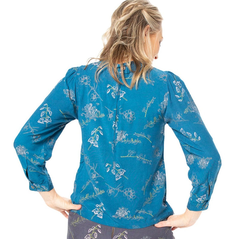 Woven Bamboo Bell Sleeve top - plain and printed