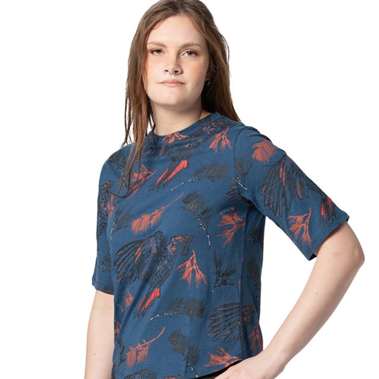 Printed Longer Sleeved Tee