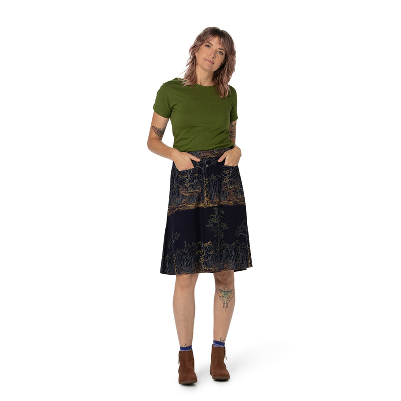 A Line skirt - Knee length