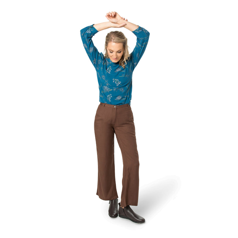 Bootleg Pant - Woven bamboo